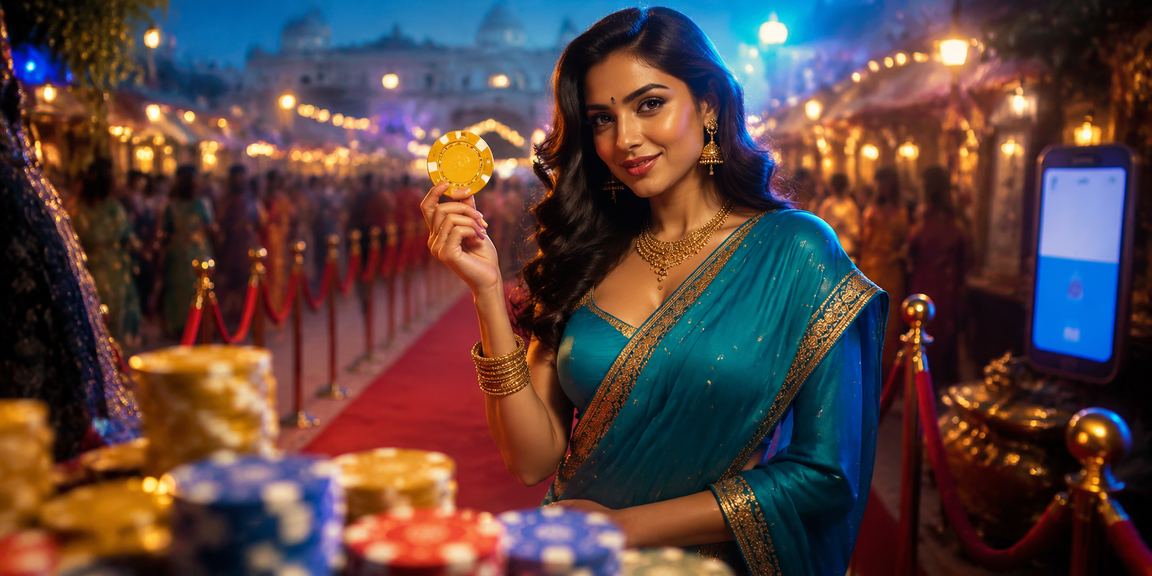 Indian female fan watching live sports betting updates